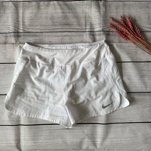 Nike White Athletic Shorts